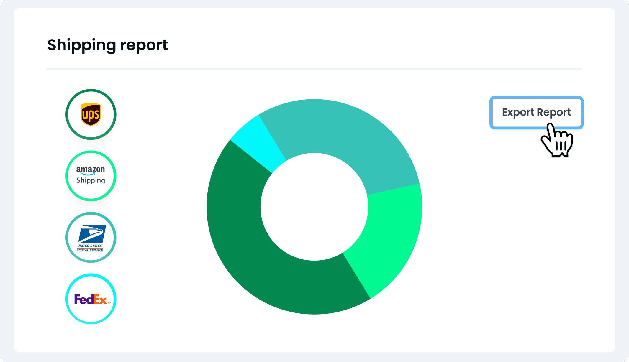 Export your shipping report