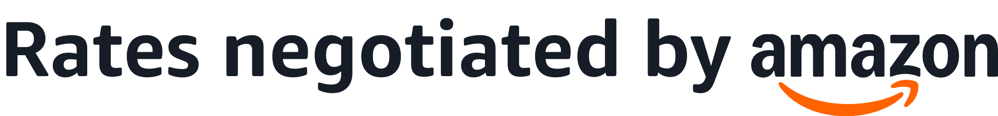 Rates negotiated by Amazon