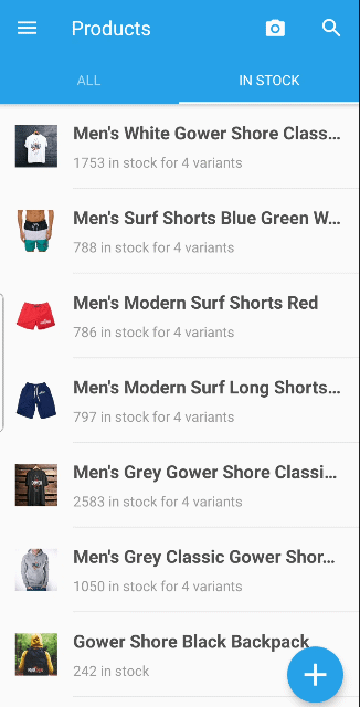 Stock taking on your mobile