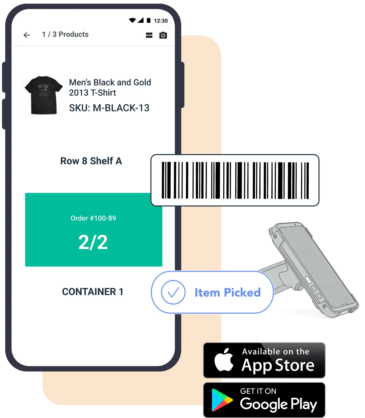 Veeqo scanning options